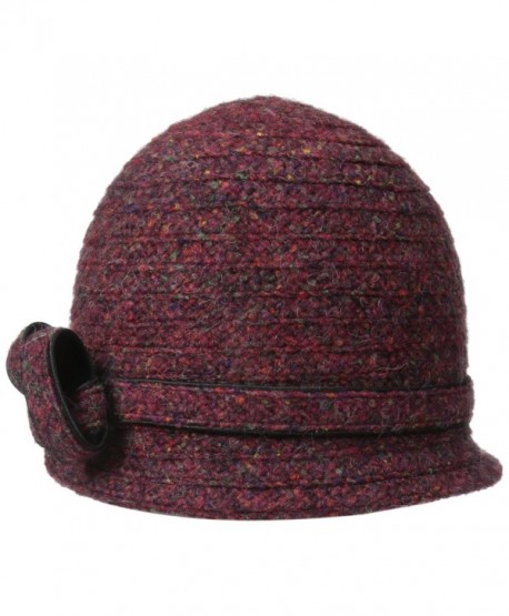 Betmar Women's Ella Cloche Hat - Bordeaux/Multi - C7116HNVFWX