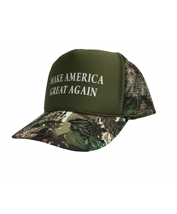 P&B Campaign Adjustable Unisex Hat Cap Make America Great Again! Donald Trump'16 - Camouflage - C512HTDE39B