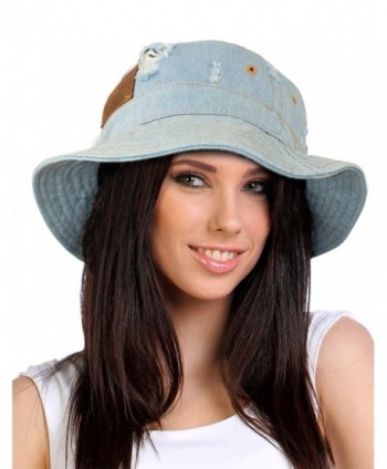 Dahlia Summer Sun Hat Distressed