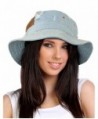 Dahlia Summer Sun Hat Distressed