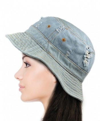 Dahlia Summer Sun Hat Distressed in Women's Bucket Hats