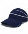 Flyou Adjustable Visor Sun Hat Sports Cap Golf Tennis Beach Summer hats - Navy - C11827R3CZX