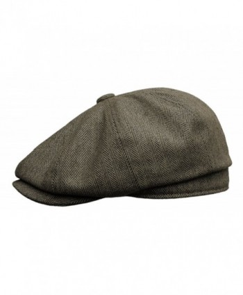 Rooster Herringbone newsboy Driving X Large in Men's Newsboy Caps