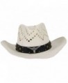 EPGW Womens Western Shapeable Ivory_Bull in Women's Cowboy Hats
