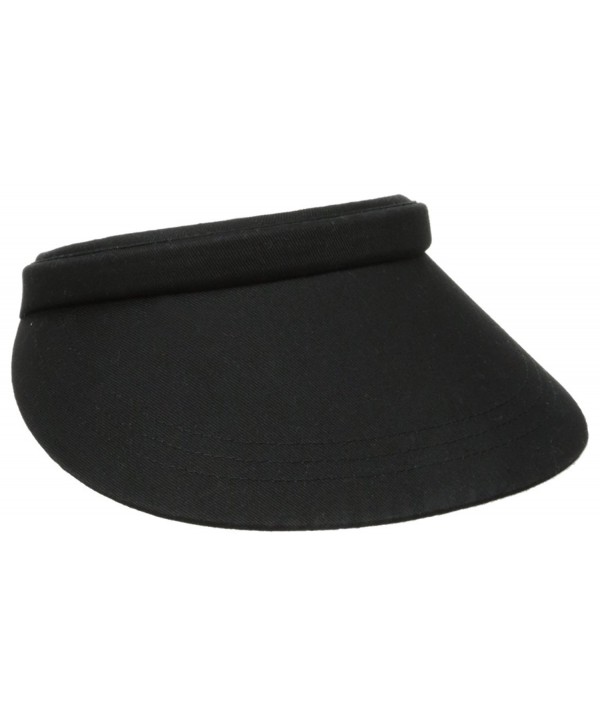San Diego Hat Company Women's Snap Visor - Black - CA11HAI72ED