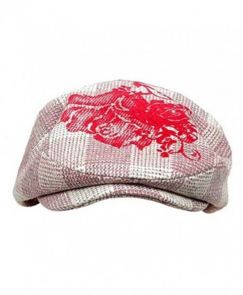 UBI NYH Flower Checkered Hat Pink