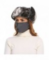 SHINE Unisex Winter Trapper Trooper Russian Hat with Windproof Mask - Gray - CK187R6W9L3