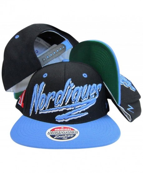 Quebec Nordiques Black/Blue Two Tone Plastic Snapback Adjustable Hat / Cap - CQ1189G26DD