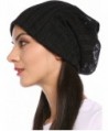 Ababalaya Breathable Knitted Pregnant Nightcap in Women's Skullies & Beanies