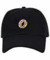 JLGUSA Donut Hat Dad Embroidered Cap Polo Style Baseball Curved Unstructured Bill - Black - CO18279692R