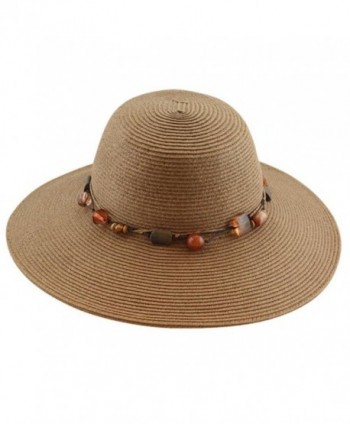 Port Classic Wide Brim Floppy Sun Hat - Brown - CN17Y08Z83E