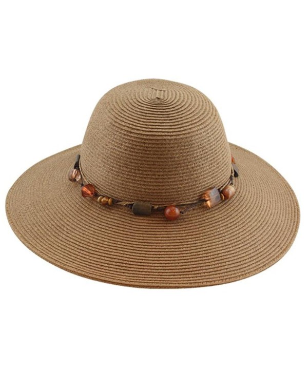 Port Classic Wide Brim Floppy Sun Hat - Brown - CN17Y08Z83E