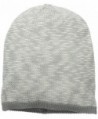 Calvin Klein Women's Slub Knit Reversible Beanie - Heathered Mid Grey - C011A70MPTX