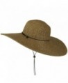 Inches Wide Brim Tweed Straw