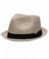 Summer Lightweight Linen Fedora NATURAL