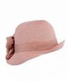 NYFASHION101 Womens Paper Cloche Flower in Women's Bucket Hats