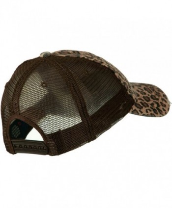 Wholesale Profile Structured Canvas Leopard in Women's Baseball Caps