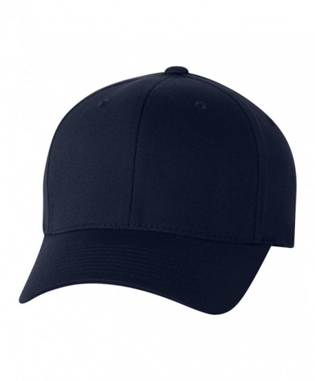 Flexfit Yupoong Wooly 6-Panel Twill Structured Cap - Dark Navy - CX11J95HNTP