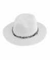 NYfashion101 Casual Braided Panama Fedora