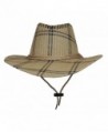 COMVIP Unisex Adult Cotton Adjustable Cycling Cowboy Hat - Khaki - C8182G4HY37