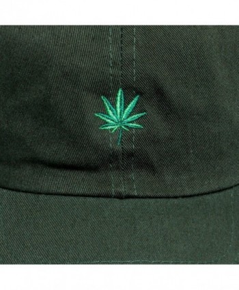 Newhattan Weed Leaf Dad Hat in Women's Baseball Caps