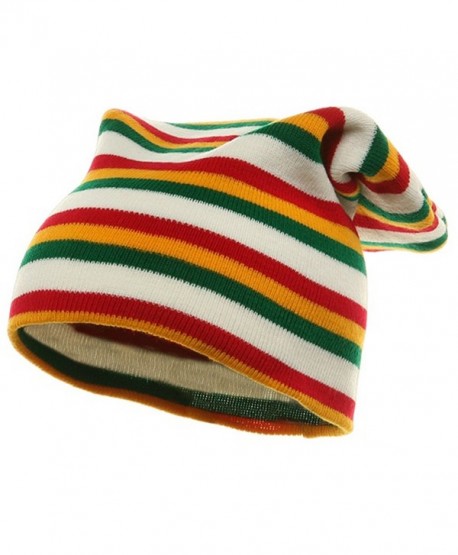 Rasta Long Beanies-White RGY W28S15C - CK111QRKTVN