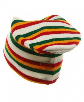 Rasta Long Beanies White RGY W28S15C