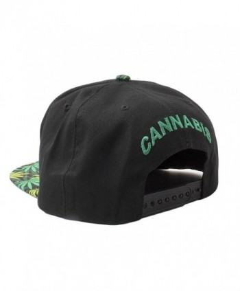 Cap2shoes Marijuana Cannabis Snapback Metal