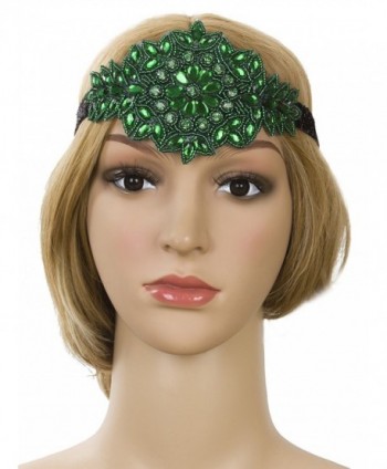 Vijiv Silver Flapper Headband Headpiece