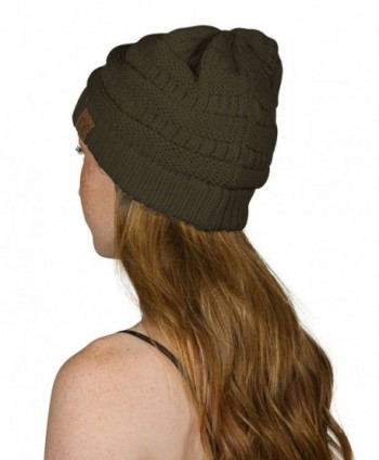 Black Thick Slouchy Oversized Beanie