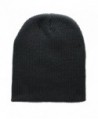 The Perfect Fit For All! Super Soft Black Slouch Knit Beanie for Men and Women - Black - CZ12CGNNV5B
