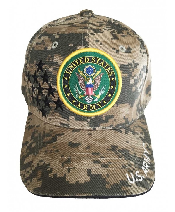 Aesthetinc U.S. Military Army Baseball Cap Officially Licensed Sealed - Camouflage Stars - CW11XUUXDG7