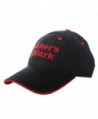 Makers Mark Embroidered Black Logo in Men's Baseball Caps