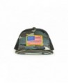 Cowbucker USA Mesh Trucker Hat (Snapback Baseball Cap) - American Red- White- Blue USA Hat - Camouflage - CX183X2EQD7