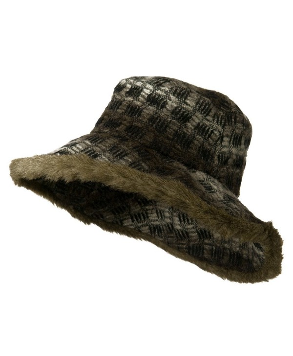Lady's Brown Faux Fur Trim Hat - Brown W24S45A - CY11BKZZ907