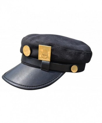 GEANBAYE Cosplay Real type and Taro Kujojo Bizarre Adventure Jotaro Kujo of Jojo wind hat - Black - C71850QLLQT