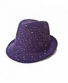 Sparkle Glitter Fedora / Purple / Red Hat Lady Society - C2112RT0Z3V