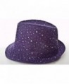 Sparkle Glitter Fedora Hat Society in Women's Fedoras