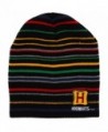 Harry Potter Hogwarts Striped Knit Beanie Winter Hat - CC12NEQ2KUE