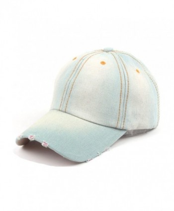 Unisex Denim Baseball Vintage Adjustable in Women's Baseball Caps