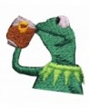 Kermit Frog Sipping Adjustable Strapback