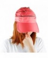 Samtree Sun Visor Hat For Women-Summer 2 In 1 Band Expanding Brim Sport Cap - Watermelon Red - CW12JDYYGY1