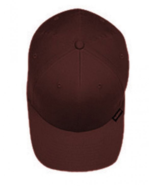 Yupoong 5001 Flexfit 6-Panel Structured Mid-Profile Cap S/M Brown - CZ113MH4WWR