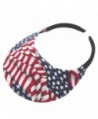 No Headache American Flag Visor - C112E3BE6M1