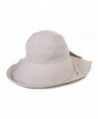 Siggi Ladies Wide Brim Visor Caps Packable Linen Summer SPF50 Vent Free Size - 16031_beige - CF12GGQFARF