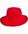 Sakkas Everyday Essentials Cotton Summer Hat - Red - CC11JNR1PTN