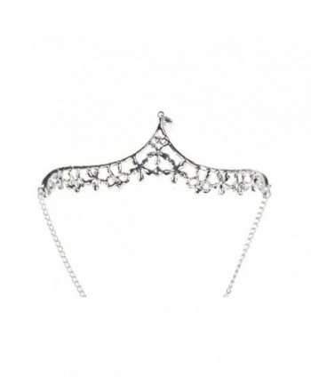 Rhinestone Wedding Teardrop Headband wiipujewelry