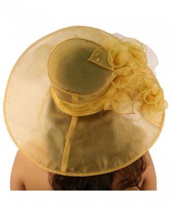 Summer Kentucky Organza Fishnet Hat in Women's Sun Hats