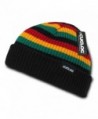 Rasta Inspired Striped Short Cuffed Beanie by Cuglog (Rasta Color) - CQ11CDP14HP