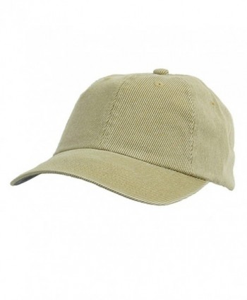 Corduroy Cotton Washed Cap-Khaki W32S56D - CD111QREQ8Z